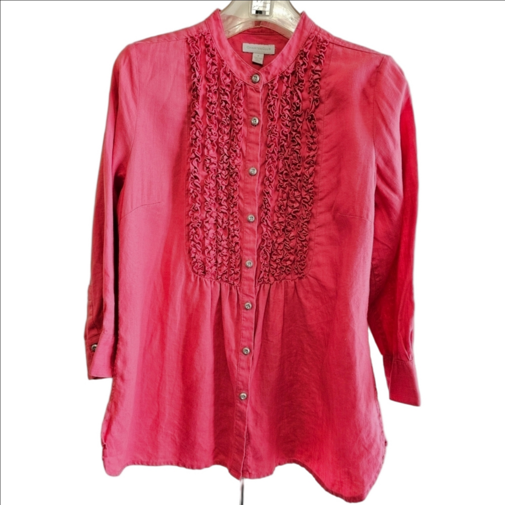 Charter Club 100% Linen Blouse